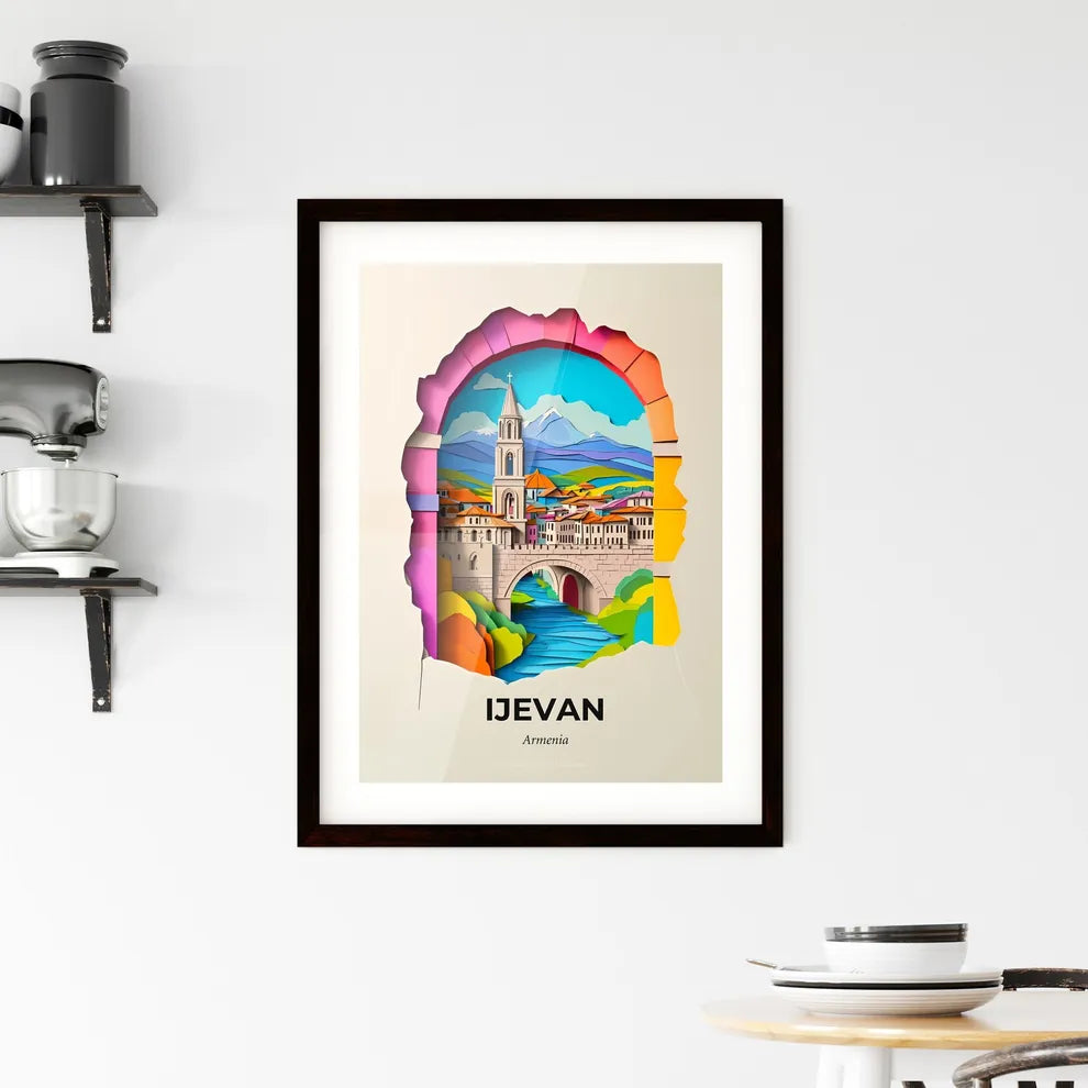 Vivid Ijevan, Armenia, Framed Wall Art