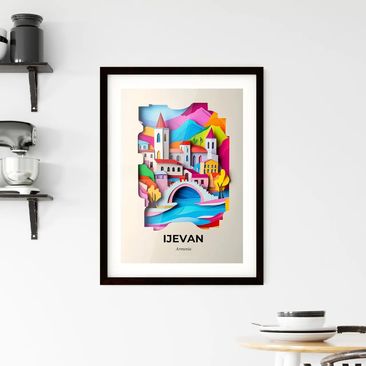 Vivid Ijevan, Armenia, Framed Wall Art