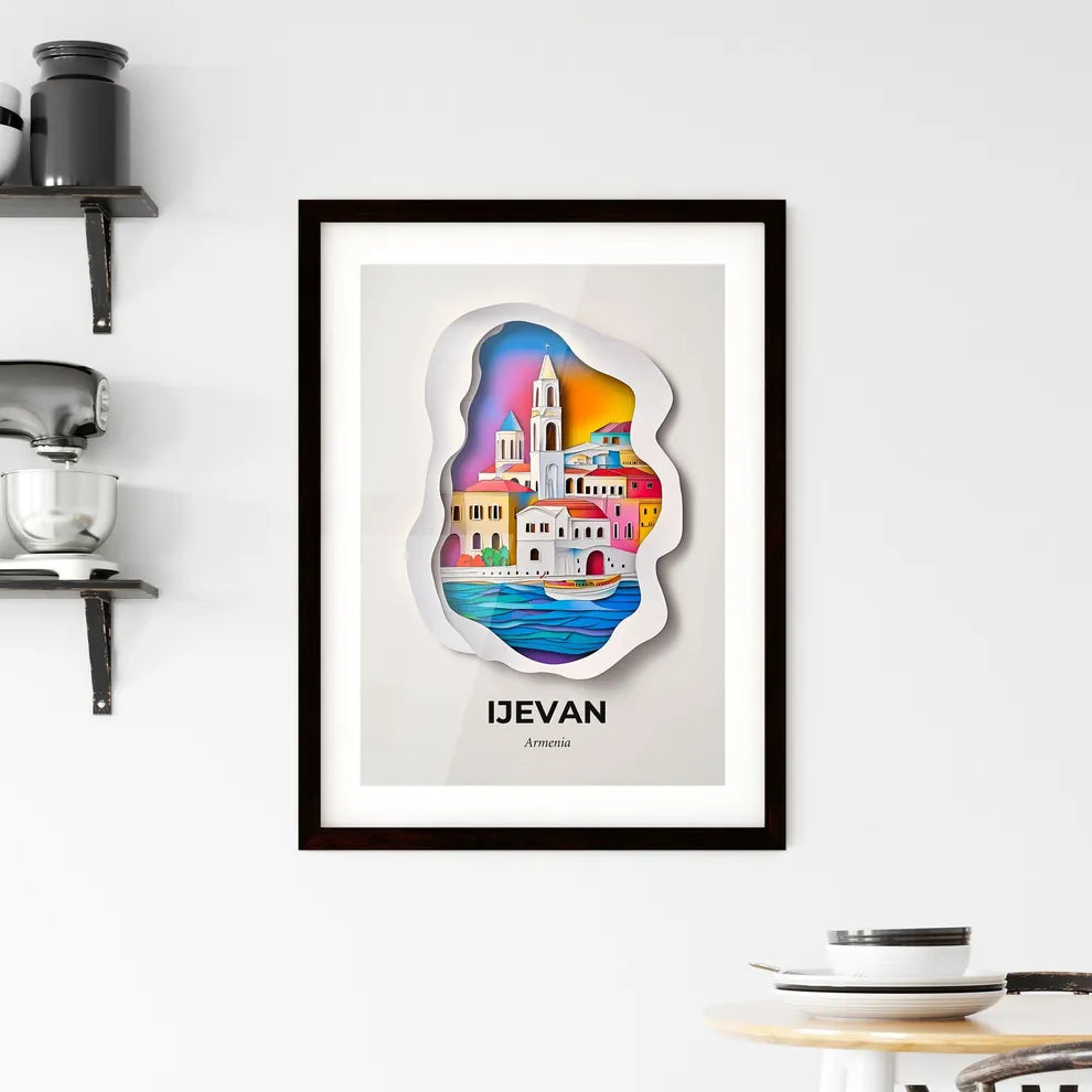 Vivid Ijevan, Armenia, Framed Wall Art