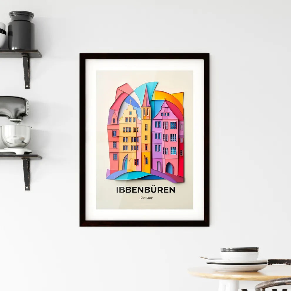 Vivid Ibbenburen, Germany, Framed Wall Art