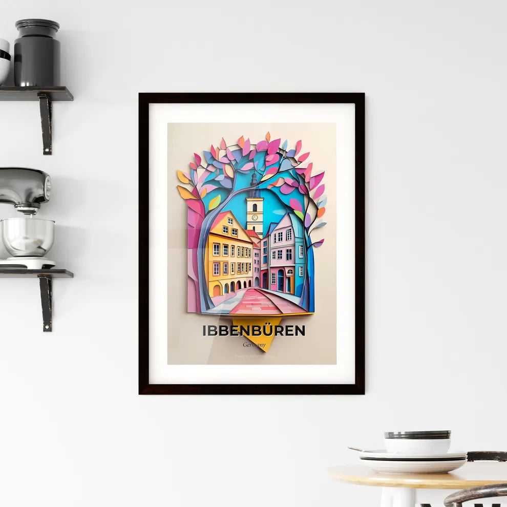 Vivid Ibbenburen, Germany, Framed Wall Art