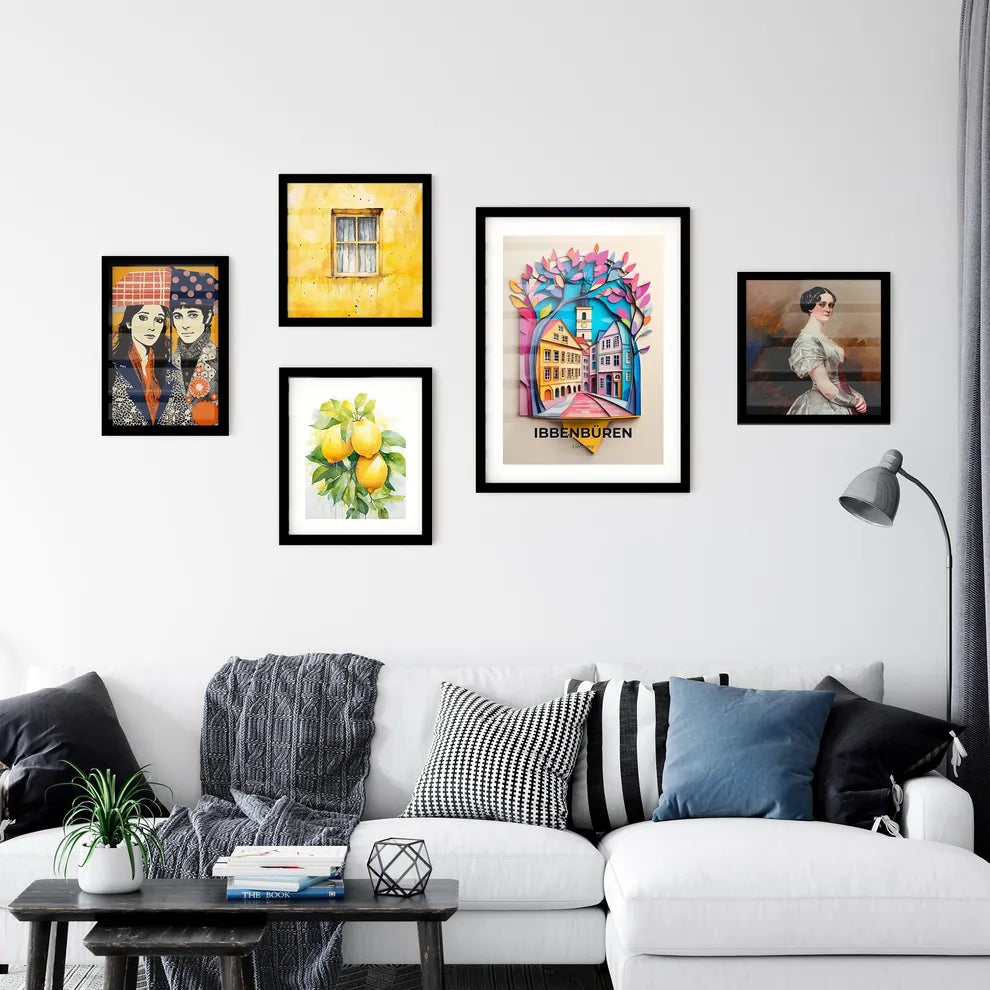 Vivid Ibbenburen, Germany, Premium Framed Prints