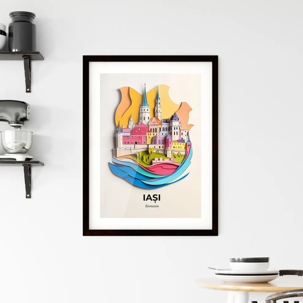 Vivid Iași, Romania, Framed Wall Art