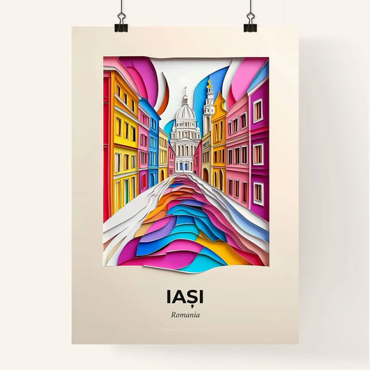Vivid Iași, Romania, Colorful Poster