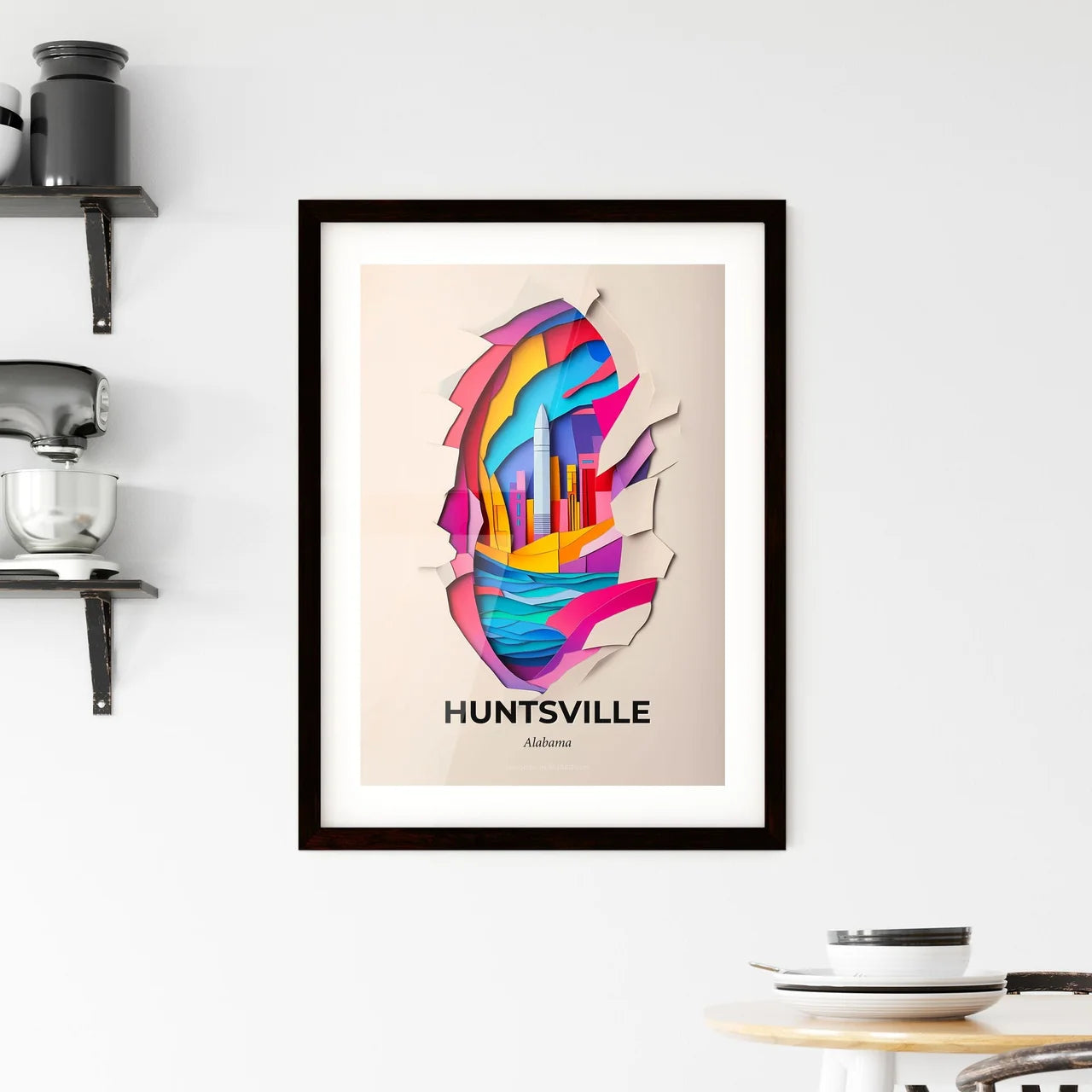 Vivid Huntsville, Alabama, Framed Wall Art