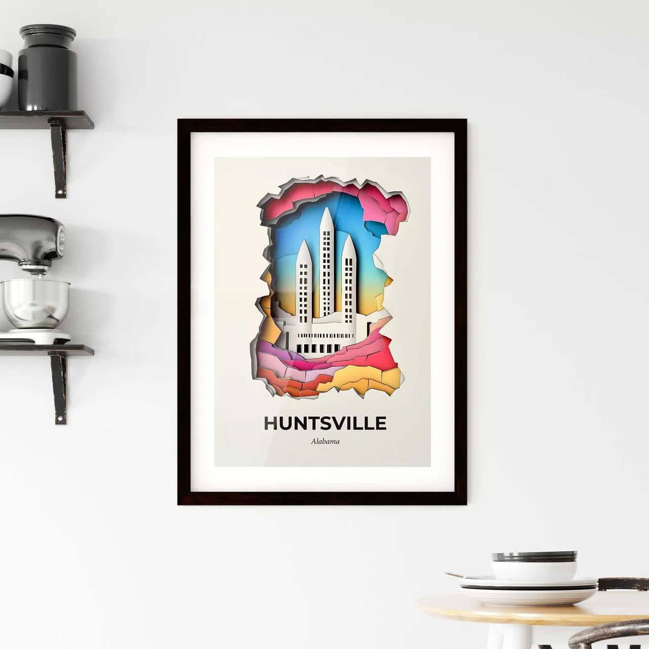 Vivid Huntsville, Alabama, Framed Wall Art