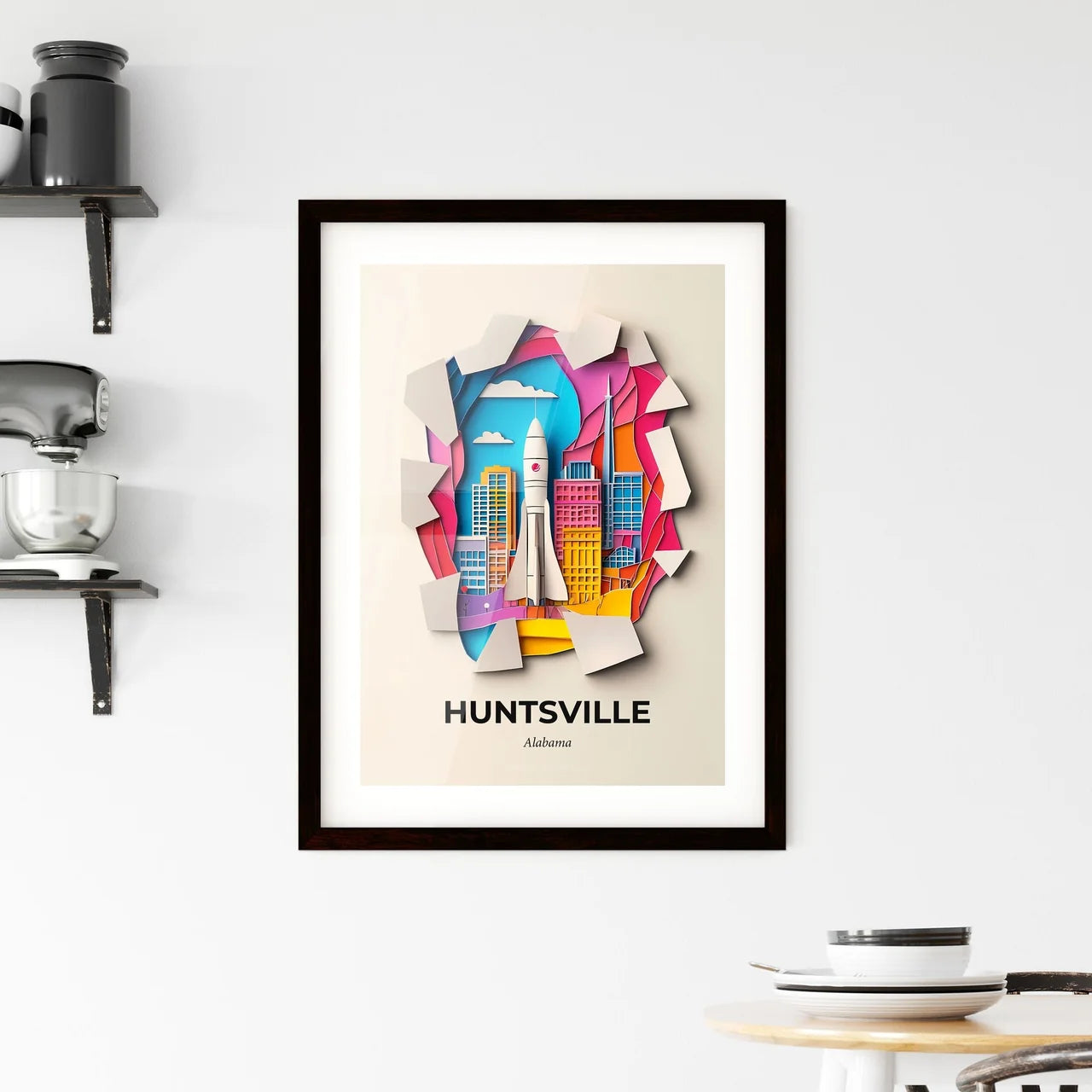 Vivid Huntsville, Alabama, Framed Wall Art