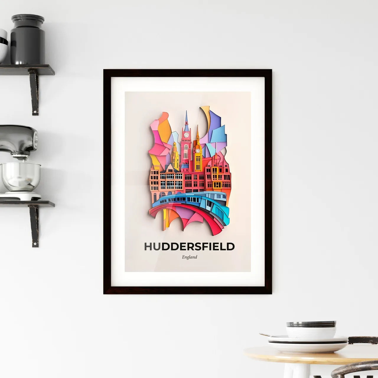 Vivid Huddersfield, England, Framed Wall Art