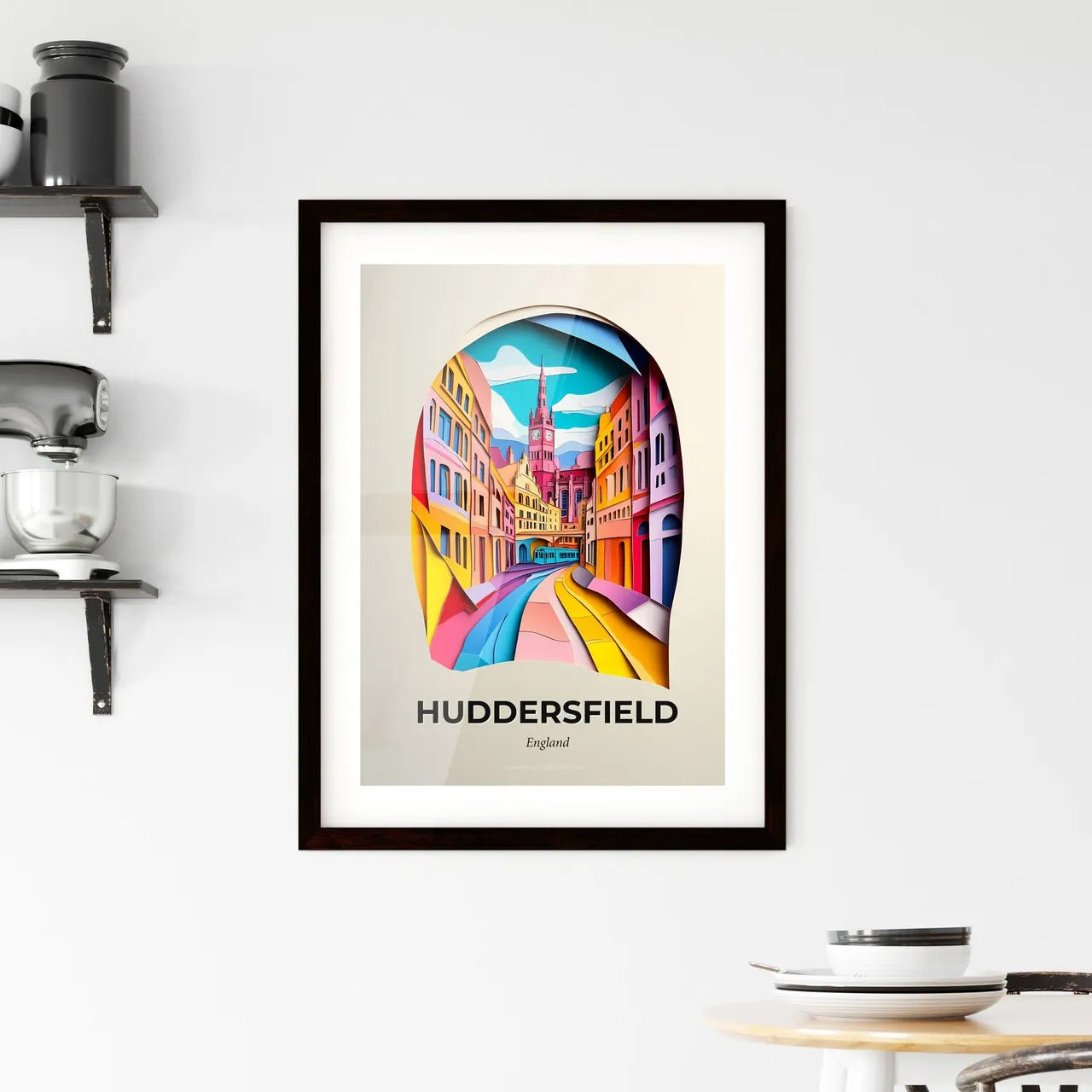 Vivid Huddersfield, England, Framed Wall Art
