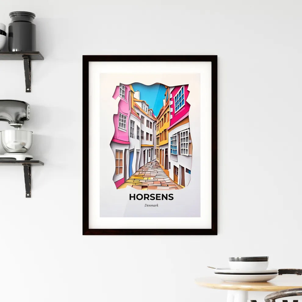 Vivid Horsens, Denmark, Framed Wall Art