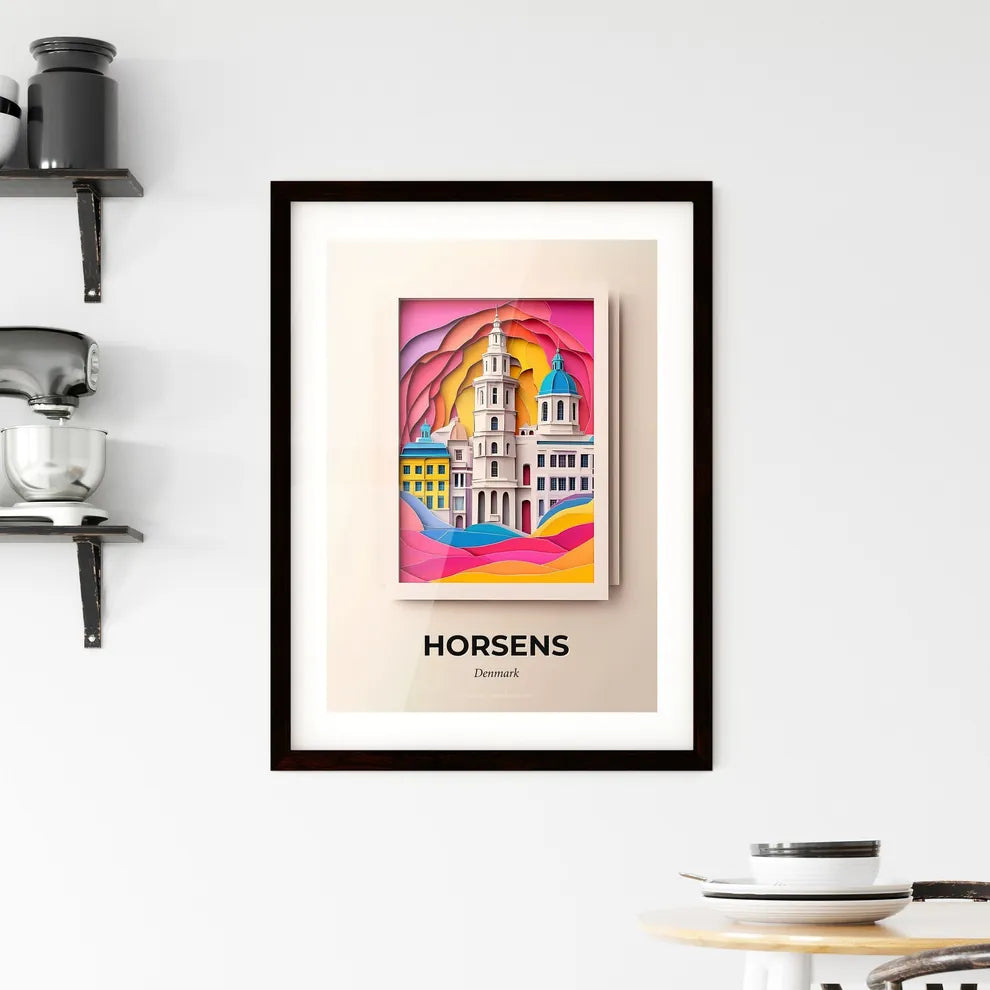 Vivid Horsens, Denmark, Framed Wall Art