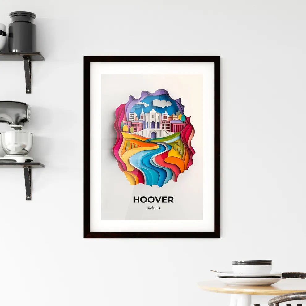 Vivid Hoover, Alabama, Framed Wall Art