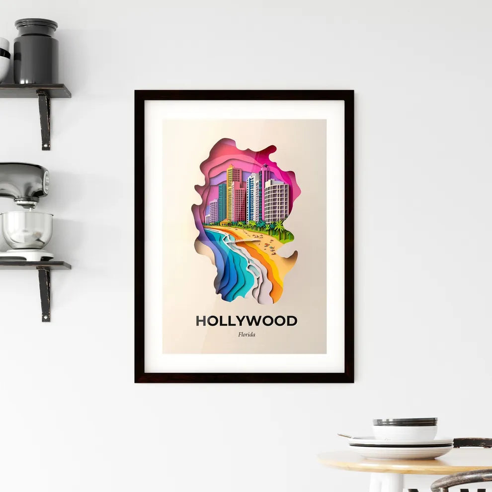 Vivid Hollywood, Florida, Framed Wall Art