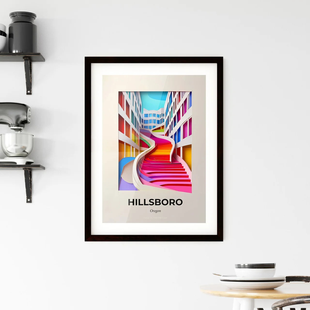 Vivid Hillsboro, Oregon, Framed Wall Art