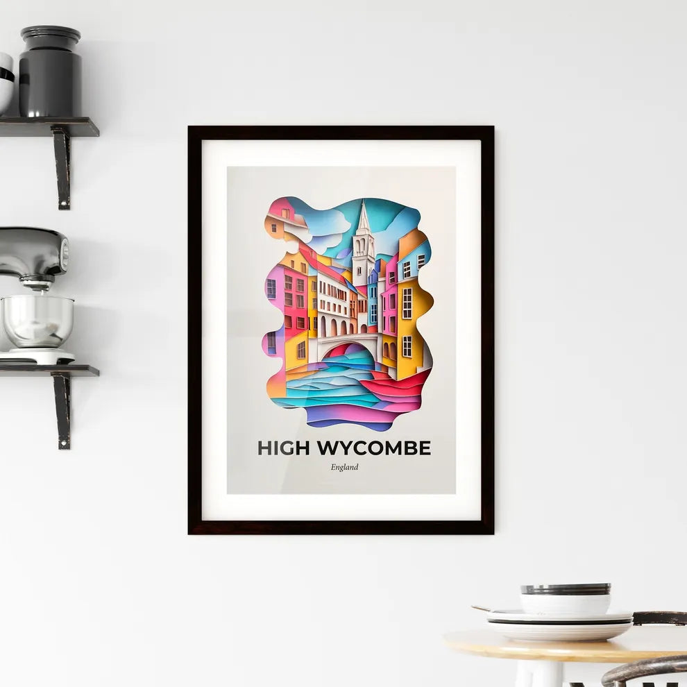 Vivid High Wycombe, England, Framed Wall Art