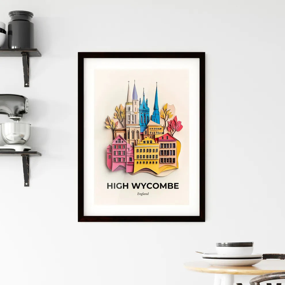 Vivid High Wycombe, England, Framed Wall Art