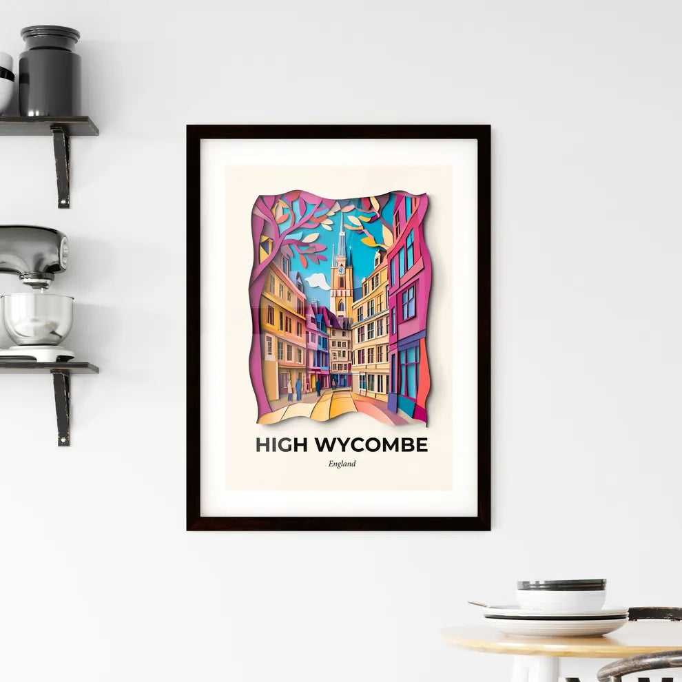 Vivid High Wycombe, England, Framed Wall Art