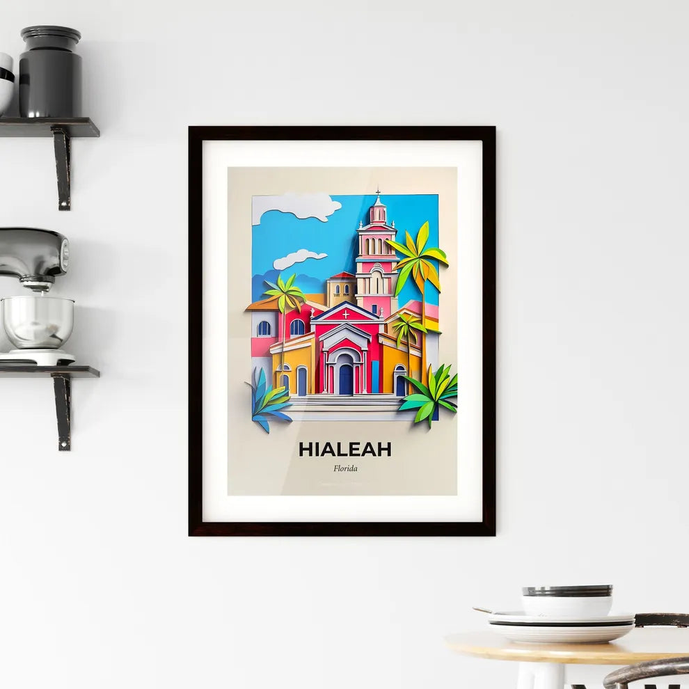 Vivid Hialeah, Florida, Framed Wall Art