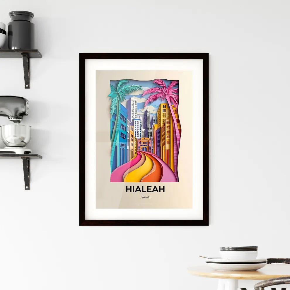 Vivid Hialeah, Florida, Framed Wall Art