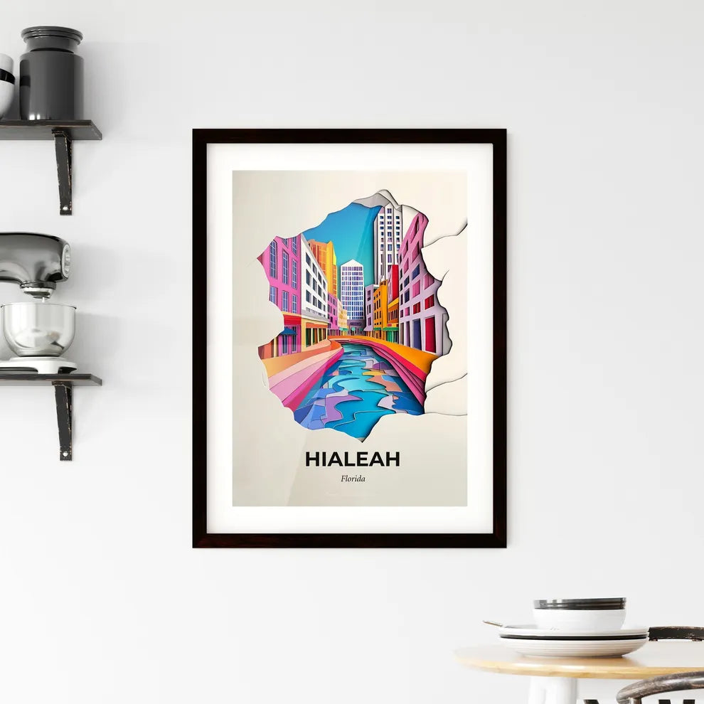 Vivid Hialeah, Florida, Framed Wall Art