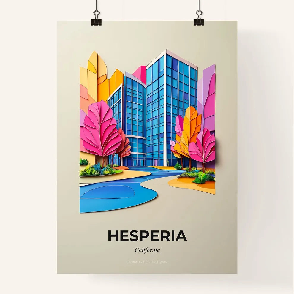 Vivid Hesperia, California, Colorful Poster