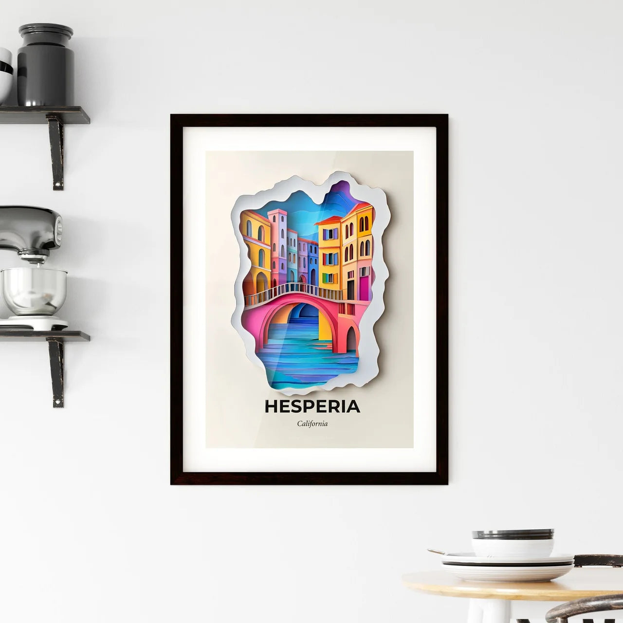 Vivid Hesperia, California, Framed Wall Art