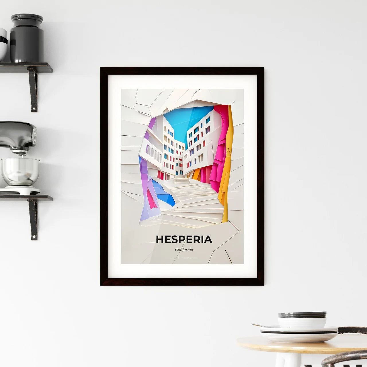 Vivid Hesperia, California, Framed Wall Art