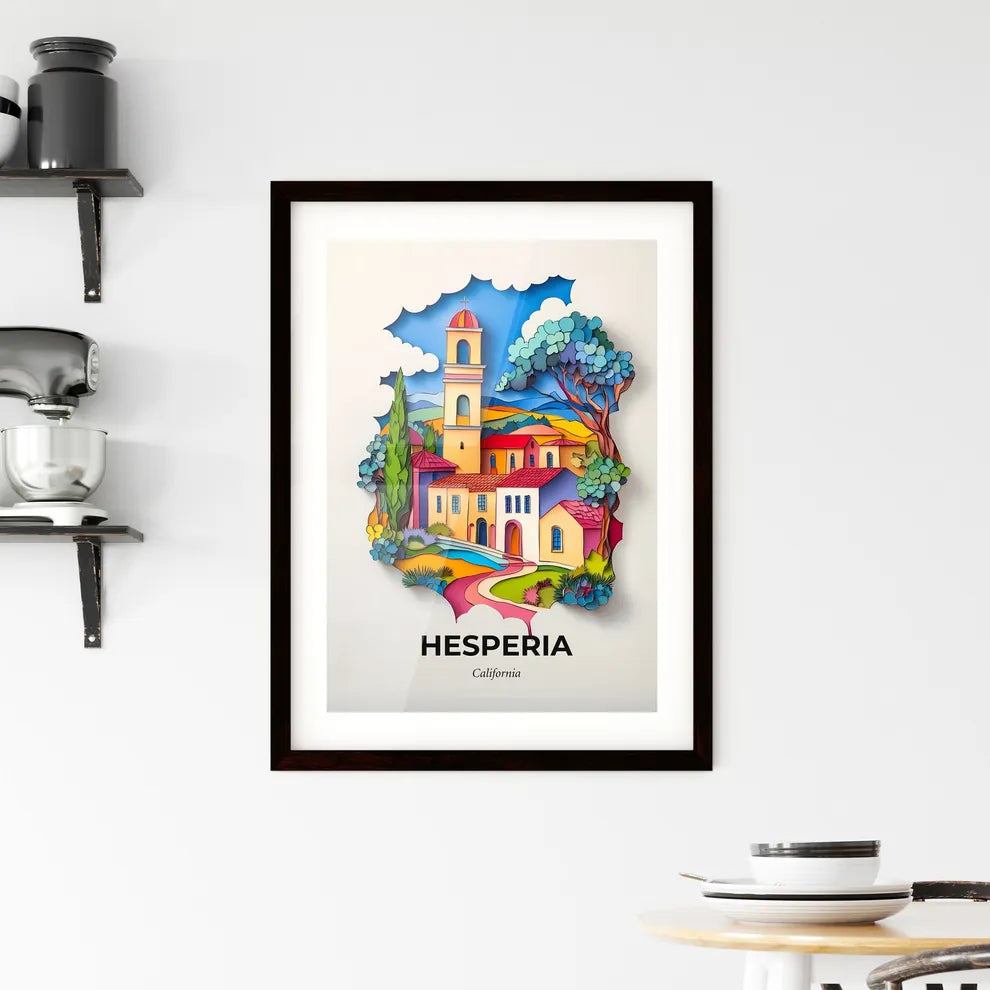 Vivid Hesperia, California, Framed Wall Art
