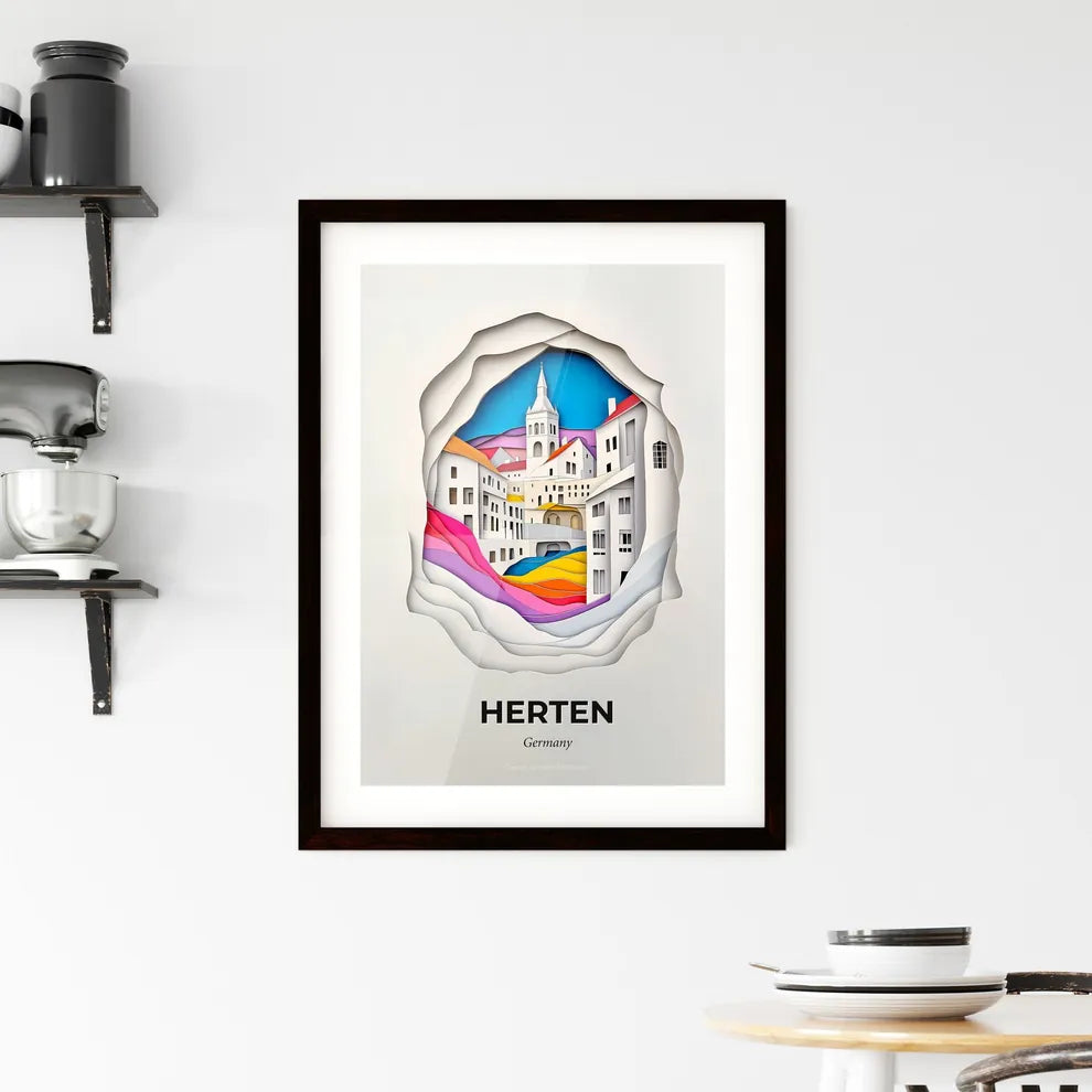 Vivid Herten, Germany, Framed Wall Art