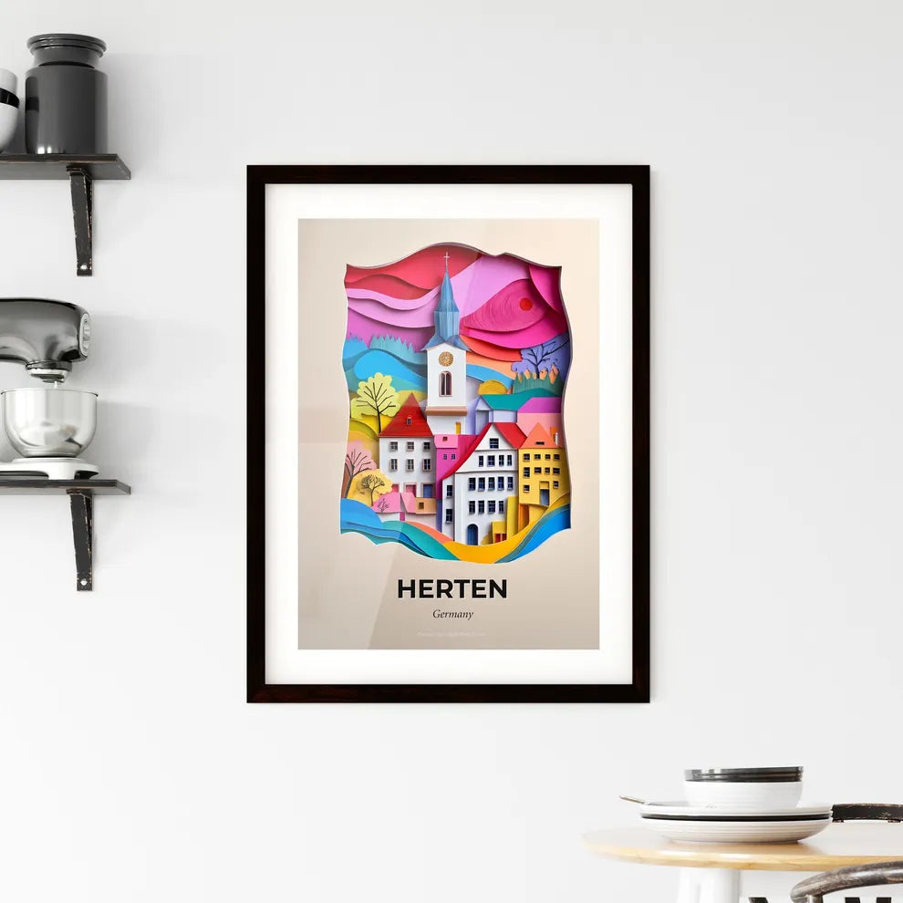 Vivid Herten, Germany, Framed Wall Art