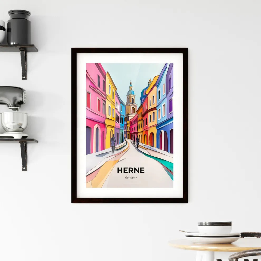 Vivid Herne, Germany, Framed Wall Art