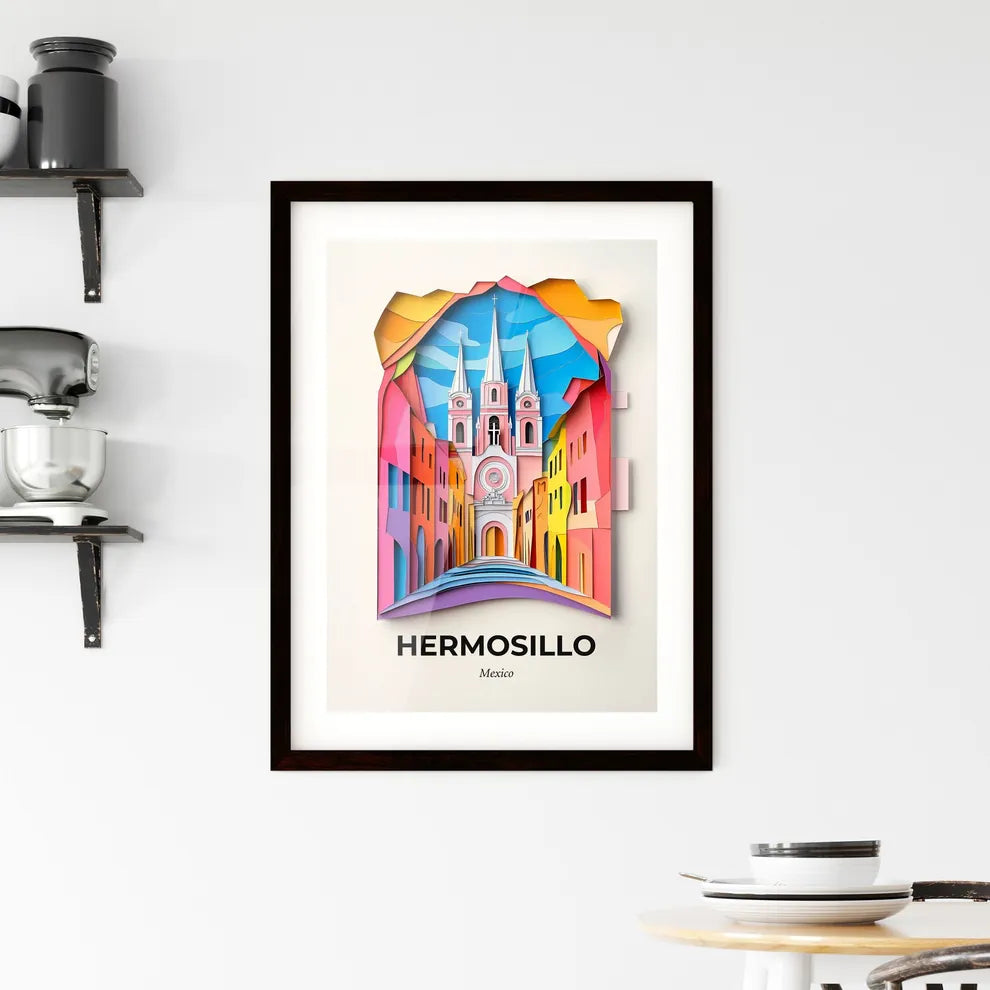 Vivid Hermosillo, Mexico, Framed Wall Art