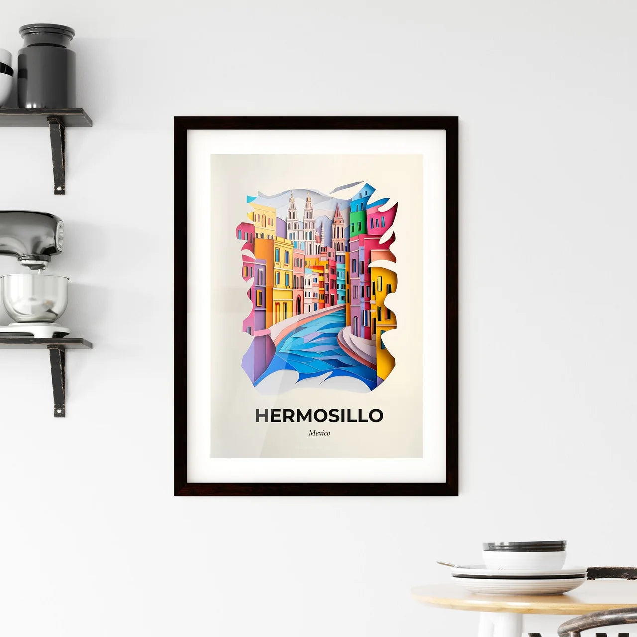 Vivid Hermosillo, Mexico, Framed Wall Art