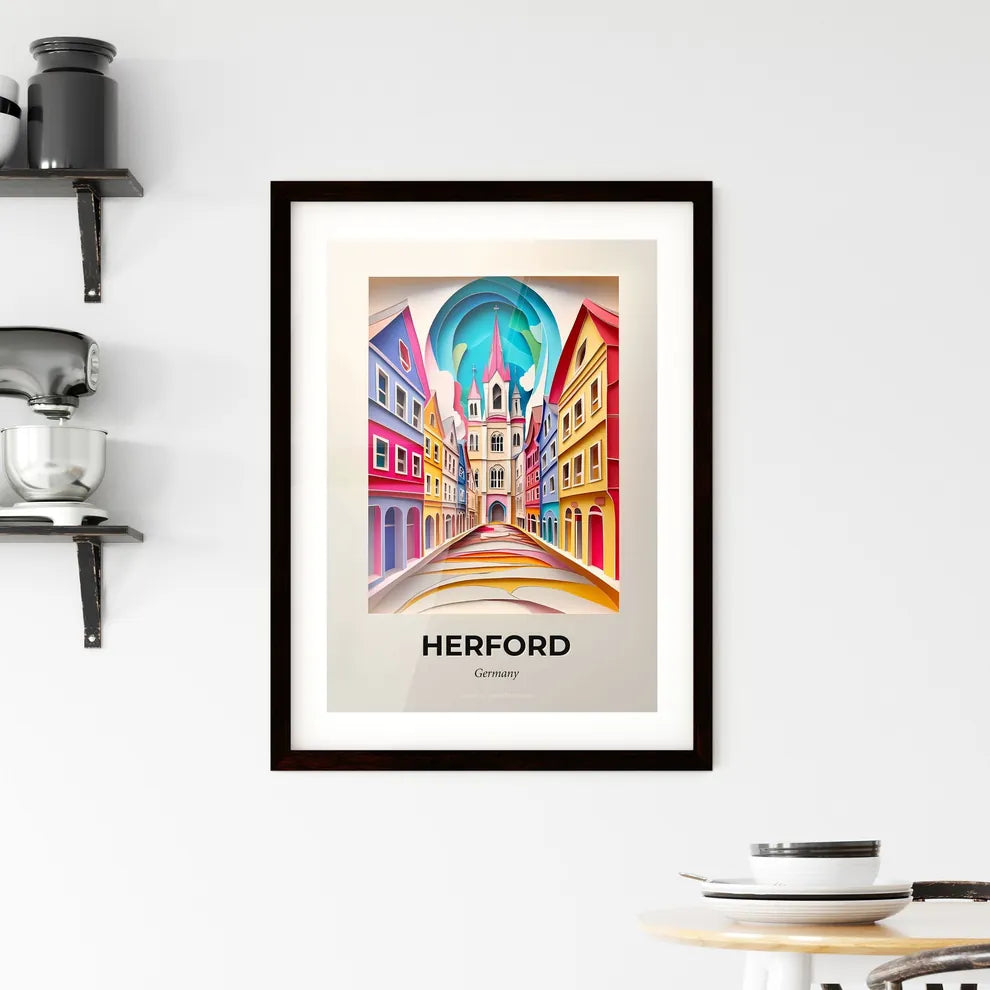 Vivid Herford, Germany, Framed Wall Art