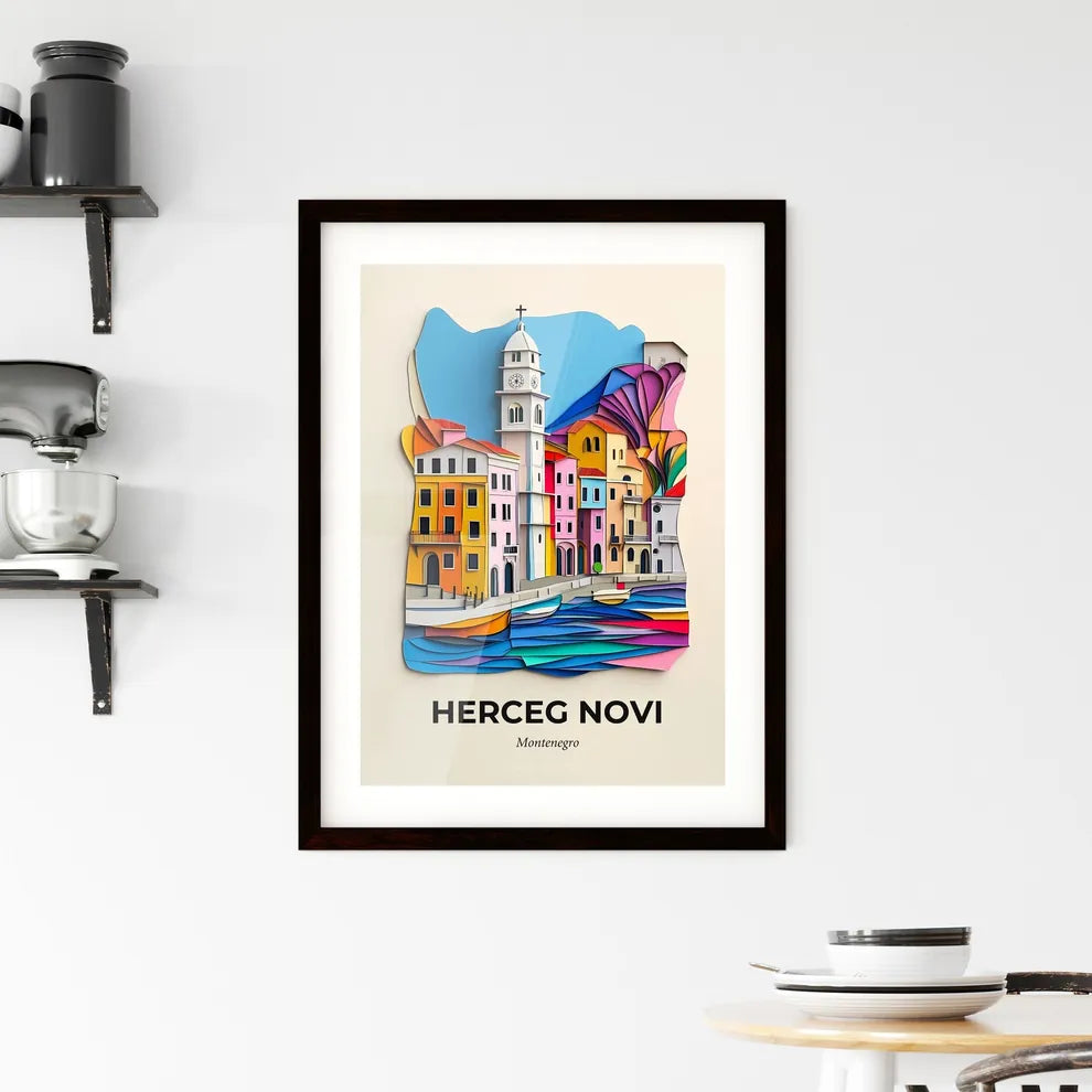Vivid Herceg Novi, Montenegro, Framed Wall Art