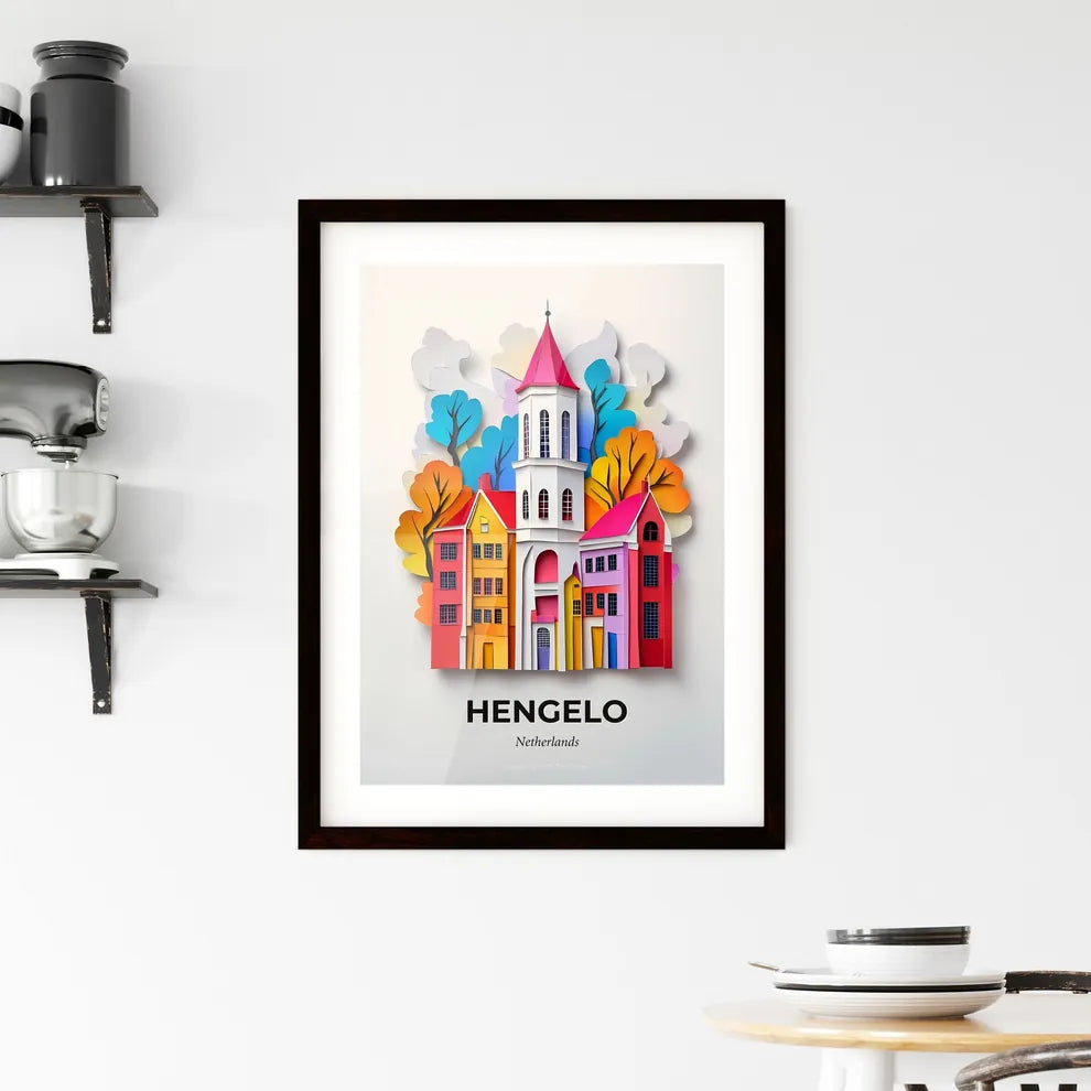 Vivid Hengelo, Netherlands, Framed Wall Art