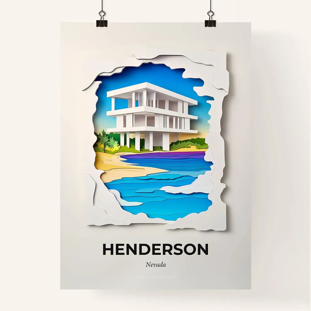 Vivid Henderson, Nevada, Colorful Poster