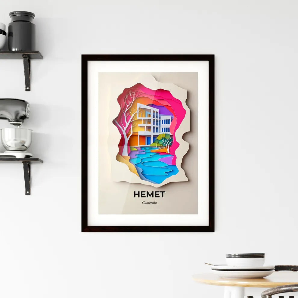 Vivid Hemet, California, Framed Wall Art