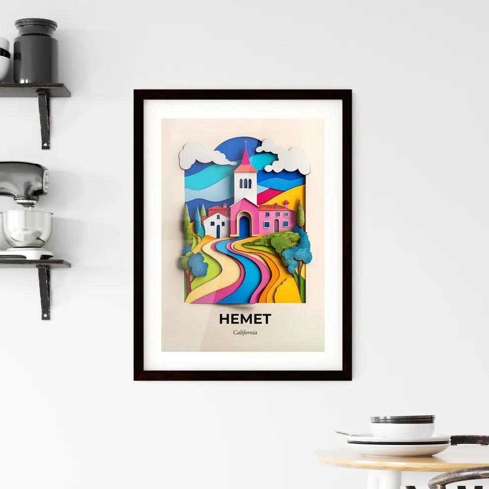 Vivid Hemet, California, Framed Wall Art