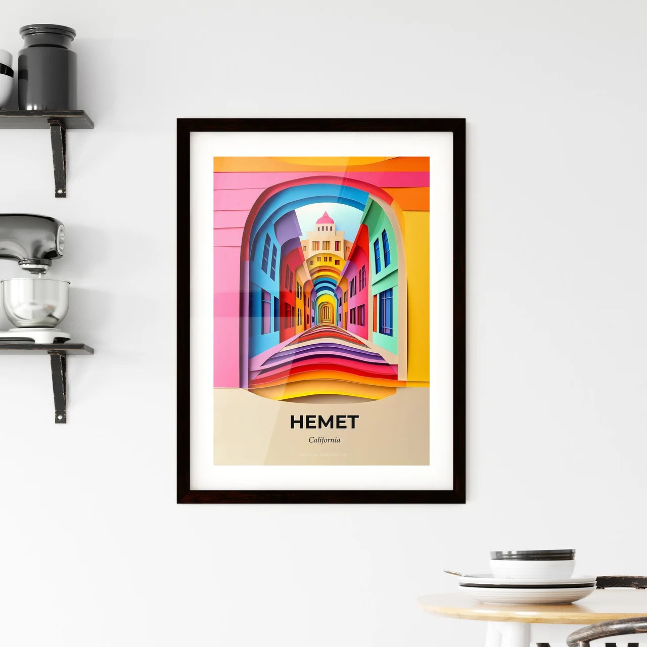 Vivid Hemet, California, Framed Wall Art