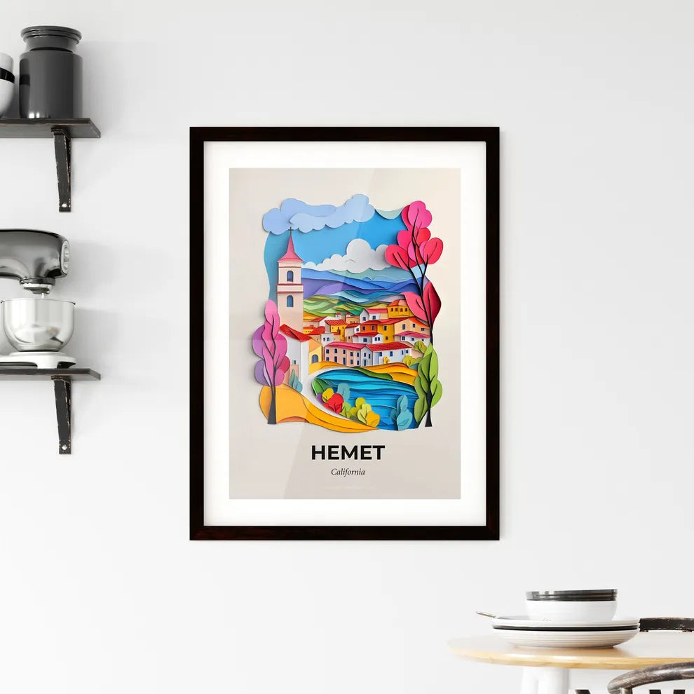 Vivid Hemet, California, Framed Wall Art