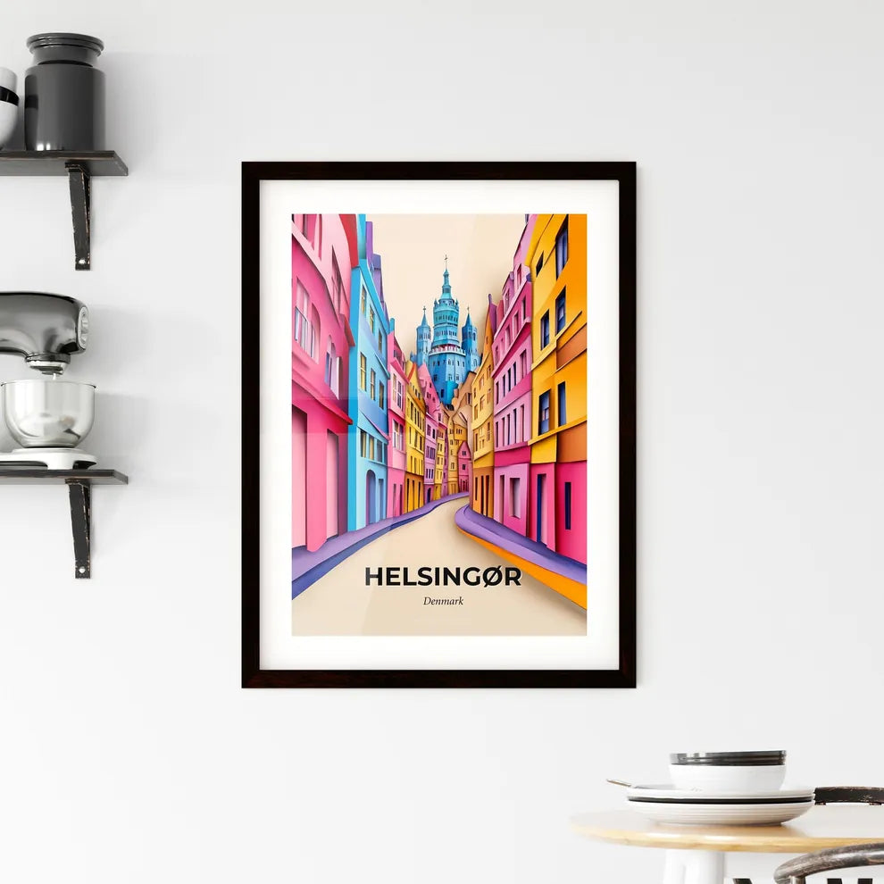 Vivid Helsingør, Denmark, Framed Wall Art