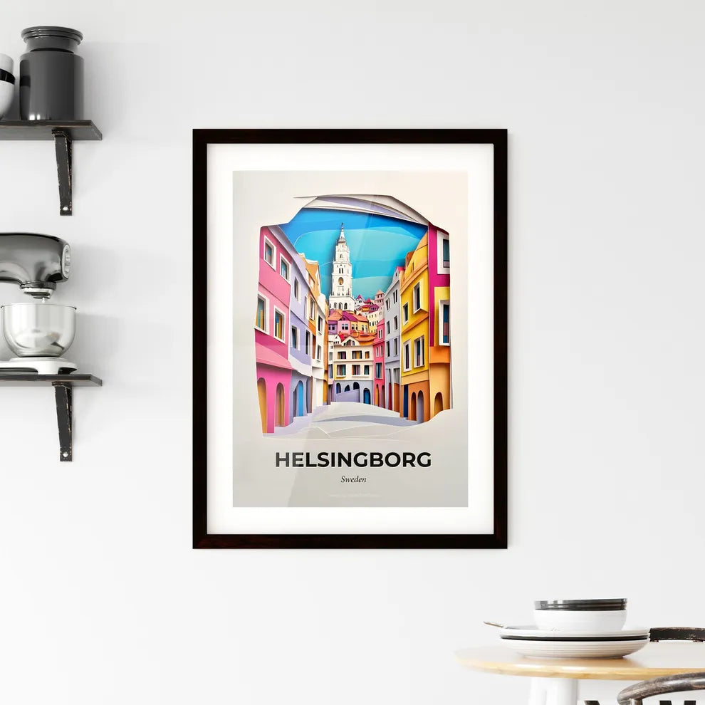Vivid Helsingborg, Sweden, Framed Wall Art