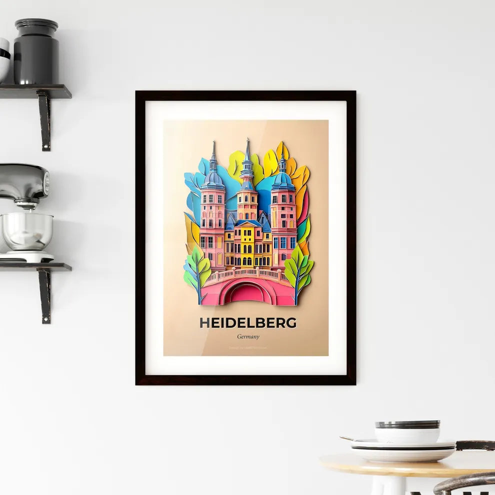 Vivid Heidelberg, Germany, Framed Wall Art