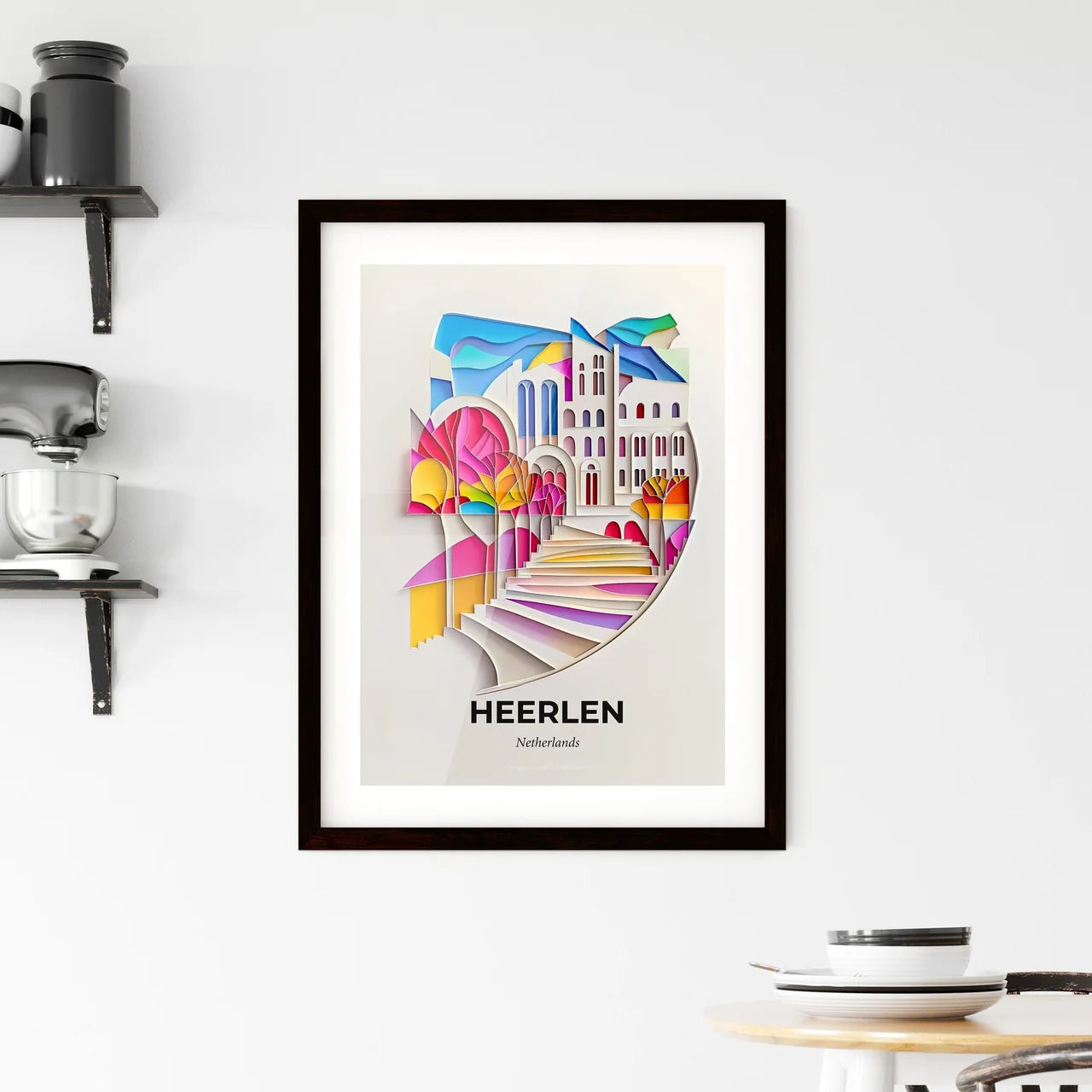 Vivid Heerlen, Netherlands, Framed Wall Art