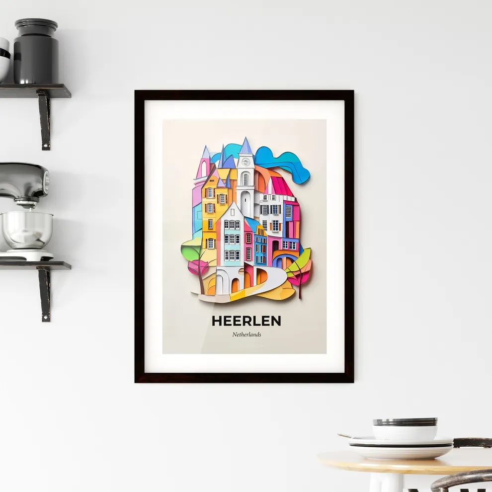 Vivid Heerlen, Netherlands, Framed Wall Art