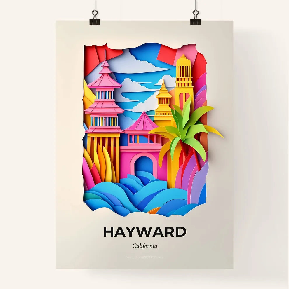 Vivid Hayward, California, Colorful Poster
