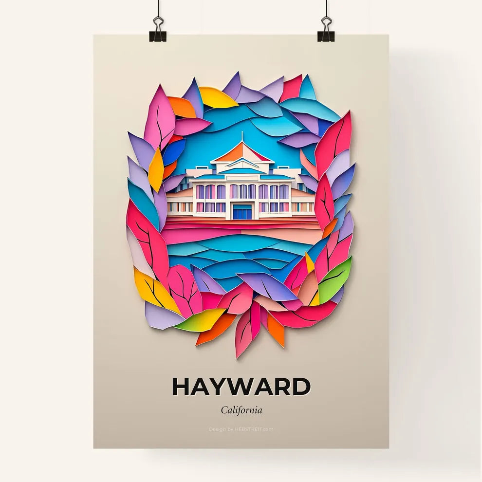 Vivid Hayward, California, Colorful Poster