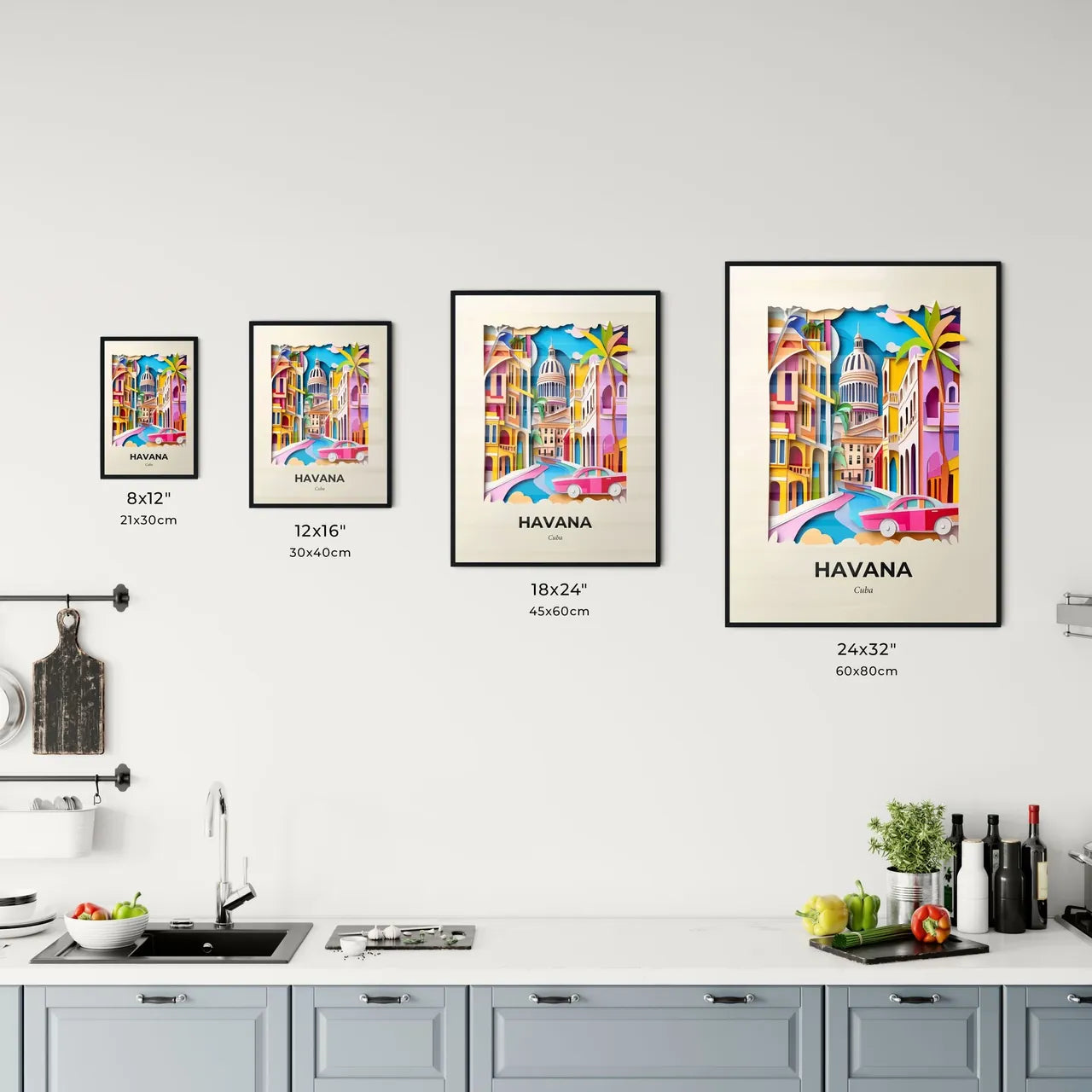 Vivid Havana, Cuba, Kitchen Art