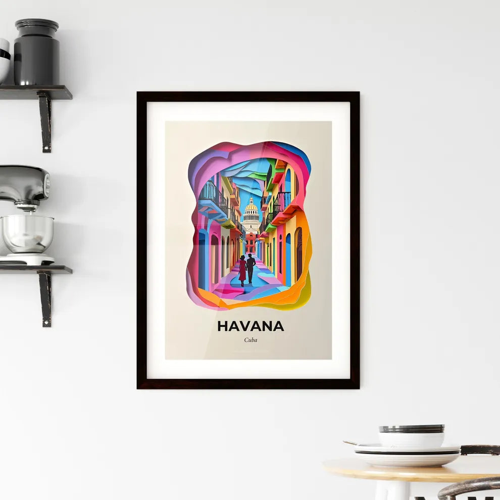 Vivid Havana, Cuba, Framed Wall Art